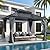 Endark 10' x 12'FT Hardtop Gazebo,Aluminum Frame Canopy with Double Galvanized Steel Roof for Patios, Garden, Parties, Lawns