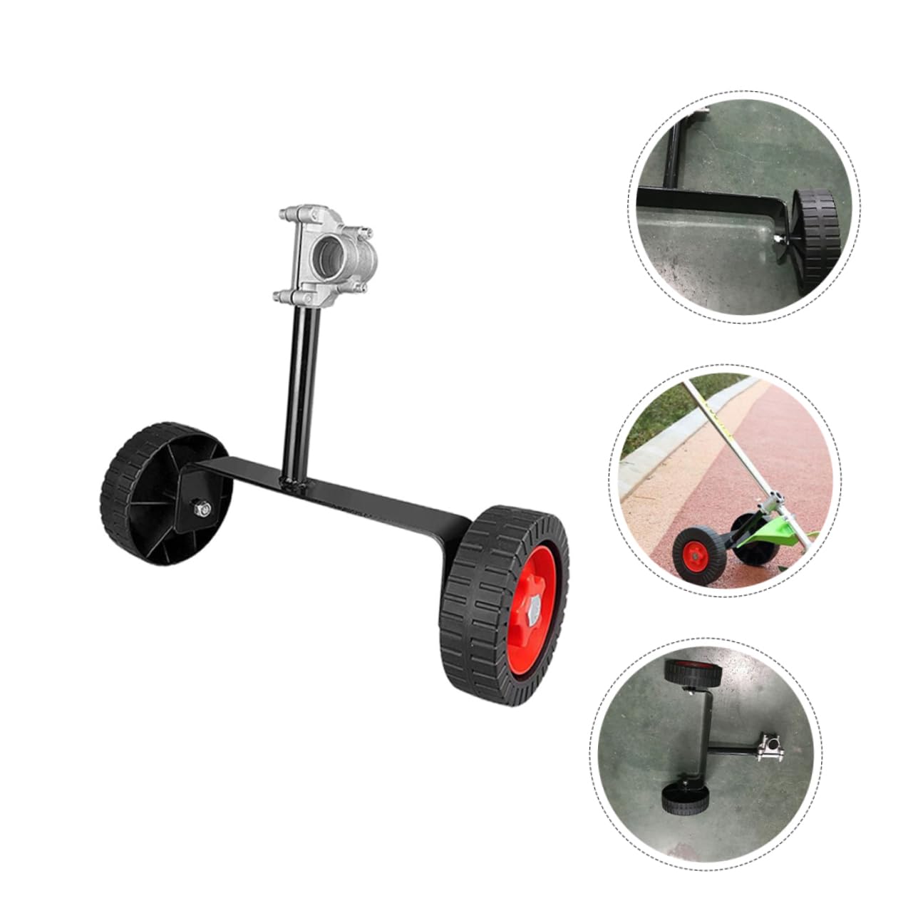 2piezas Ruedas De Soporte Para Cortacésped Para Generador Herramientas Para Césped Fácil Movimiento