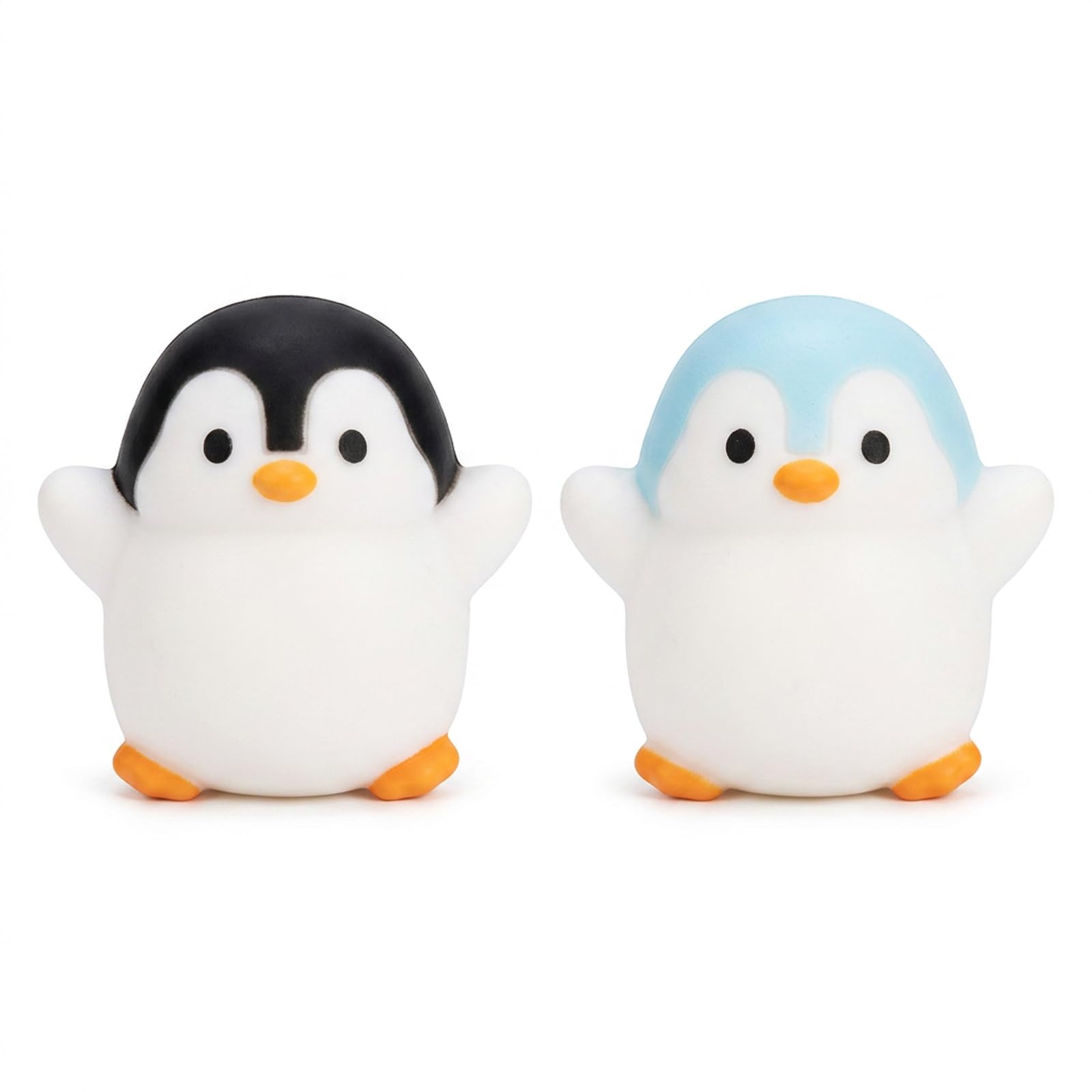 2PCS Penguin Squishy, Squishies Penguin Tool for Stress Relief During Work, Penguins Fidget Tools for Emotion Management and Focus Enhancement, Portable Penguins Stress Relief Tools