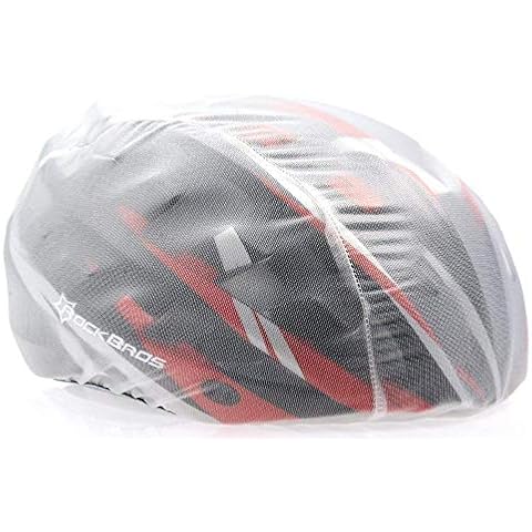 HYSENM - Funda de casco de bicicleta impermeable y ventilada de alta visibilidad Cover