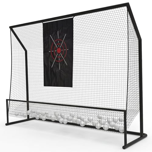 Golf Practice Net 10x7.5FT Hitting & Chipping Training for Backyard Indoor...