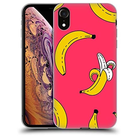 Haroulita Bananas Soft Gel Case for iPhone XR Cover
