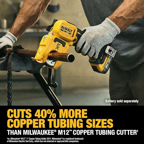 DEWALT 20V MAX XR 1-1/4 in. Copper Tubing Cutter (DCE154B) - image 6