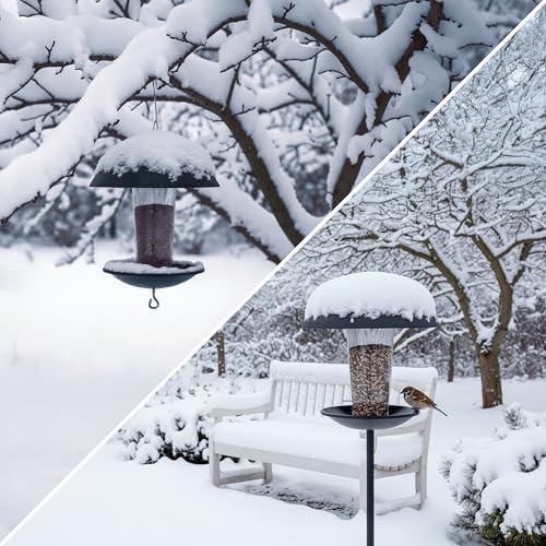 BOLD Vogelhaus mit Ständer wetterfest/Vogelhaus zum Aufhängen...