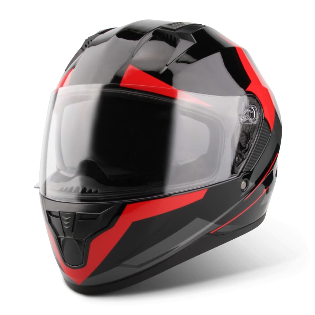 VINZ Becket Integralhelm mit Sonnenblende ECE 22.06 | Motorrad Helm Vollvisierhelm Mopedhelm | Motorradhelm Full-Face Helme | In Gr. XS-XXL