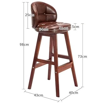 木製バースツール レザーシート付き 楽天市場】クラシック カウンターハイト 木製バースツール 椅子