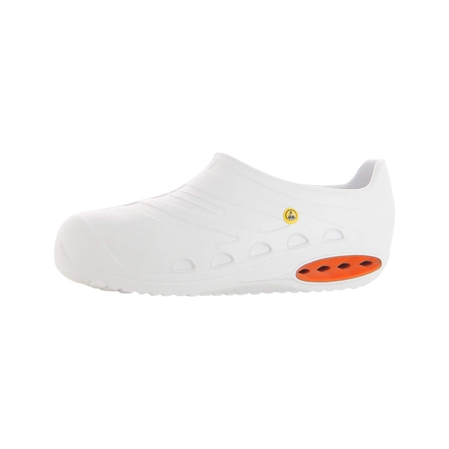 Zapato EVA con Puntera de Seguridad - Antiestático ESD - Ultra Ligero 250 gr - Lavable 30ºC - Mod. Oxysafe para Laboratorio, Alimentación, Hostelería, Trabajo (39/40)