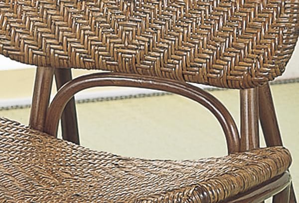 Amazon｜籐座椅子 ラタンチェア 座面高25センチ 籐アジロ編み S-52B