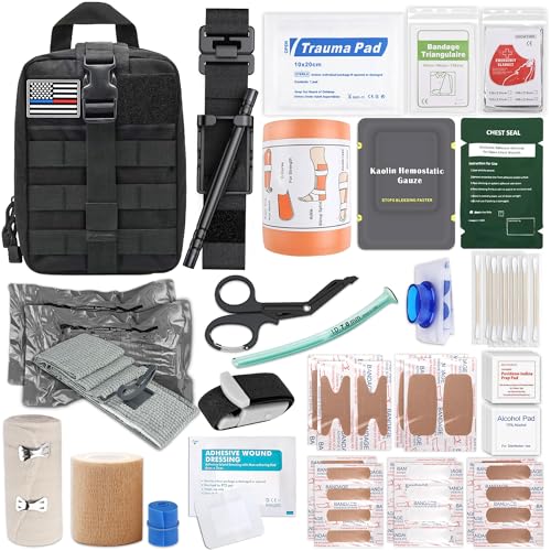 IFAK Trauma Kit with Tourniquet,...