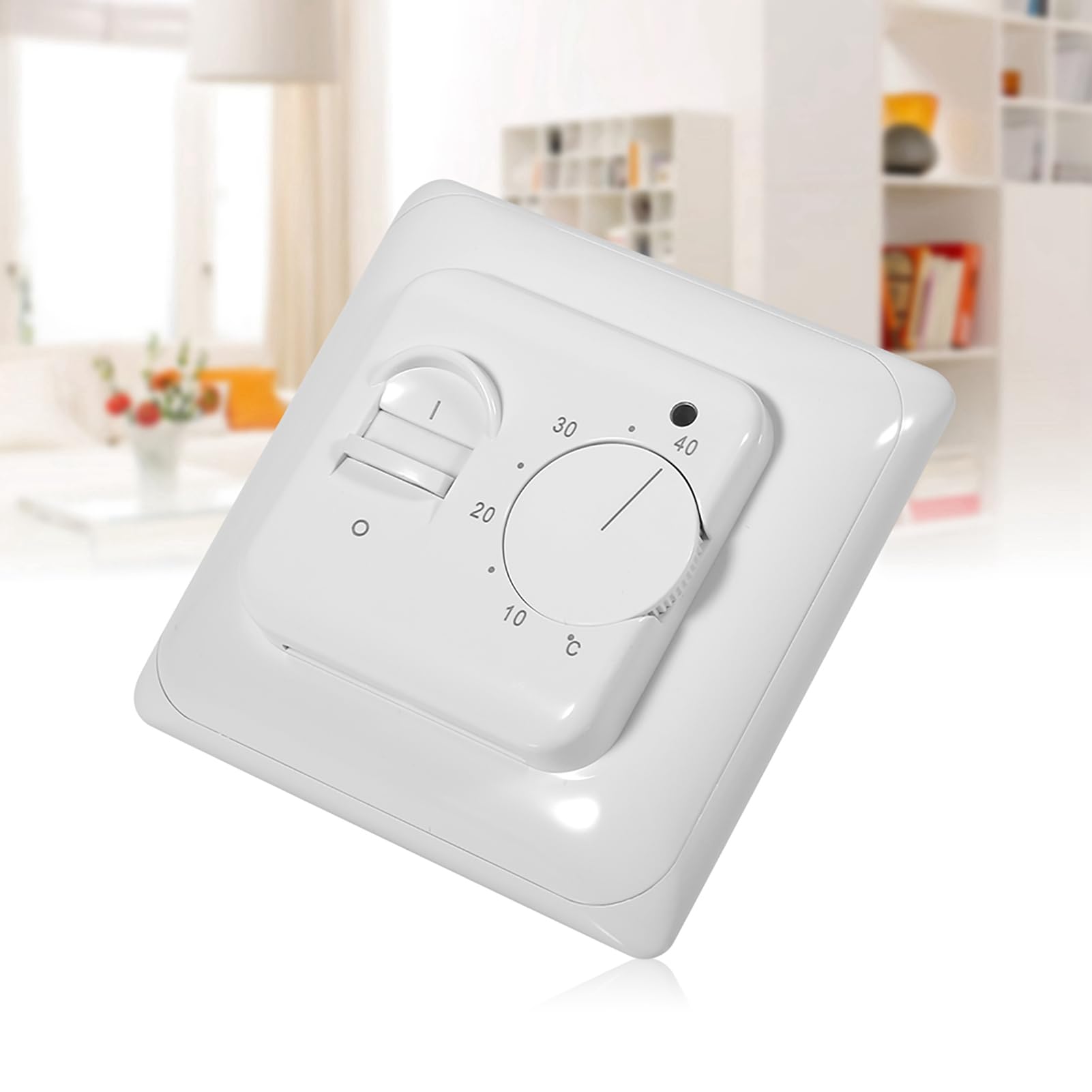 Underfloor Heating Thermostat, 230V Chamber Mechanical Manual Heating - View #7