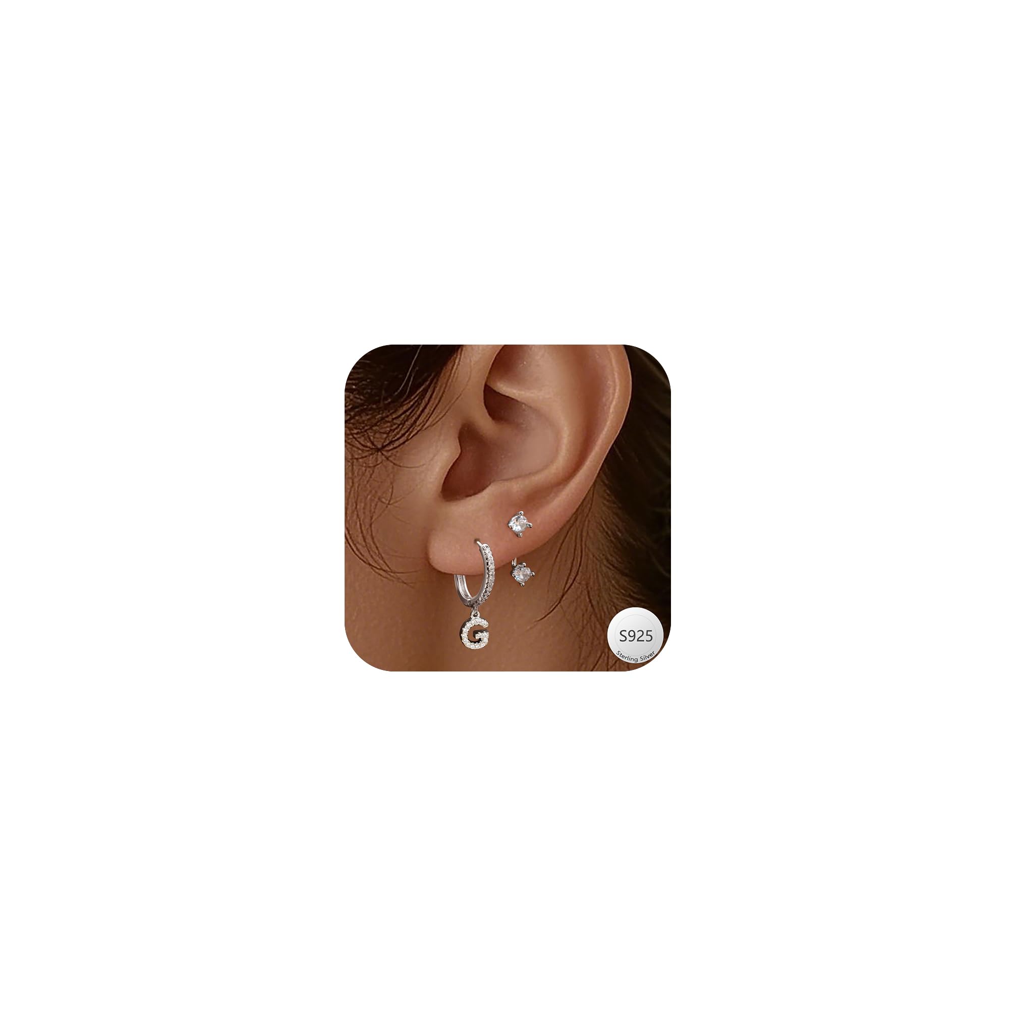 LILIE&WHITE Set 2 Paia Orecchini A Goccia Placcato Oro 14K | Ipoallergenici E Antisbiadimento | Regalo Per Donna In Elegante Confezione