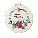 Anfänger Stickerei Set, Runde Einstellbare Stickerei Tool Kit Weihnachten Neue Produkte Für Kunst, Handwerk, Nähen