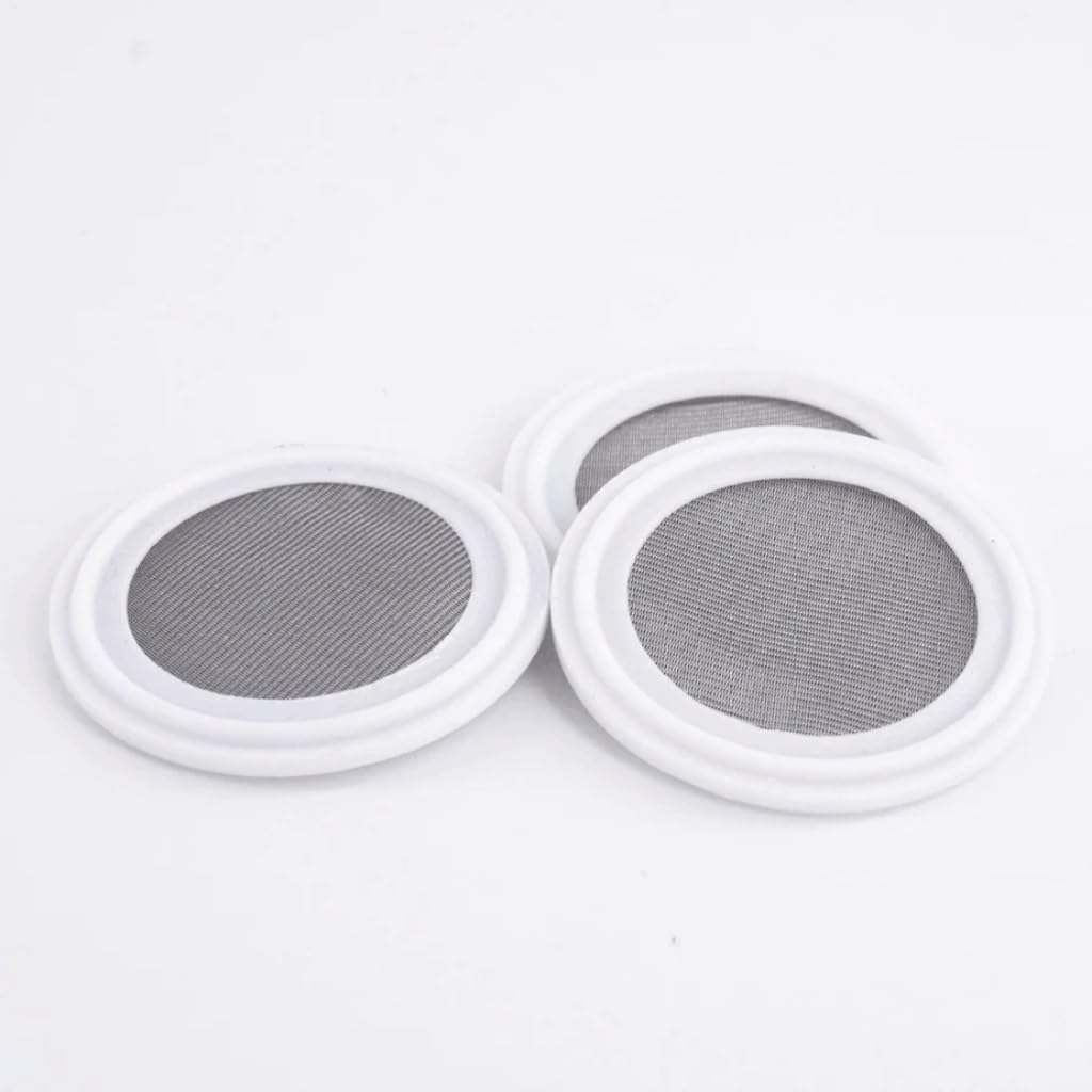 50,5 mm Außendurchmesser, 1,5 Zoll Tri-Clamp PTFE-Siebfilterdichtung – 304 Edelstahlgewebe for Lebensmittel, Pharma, Luft- und Raumfahrt(120 Mesh)