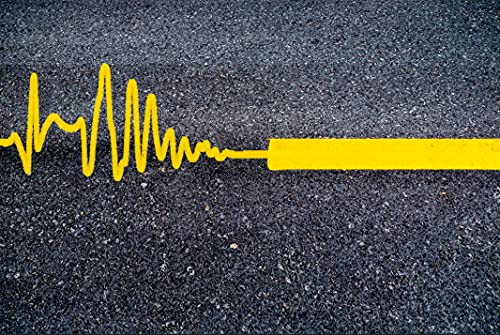 Tecno Prodist TECPINT STRASSE (3 Kg) GELB Farbe auf Wasserbasis für Straßenmarkierungen, speziell für Furten, schnell trocknend, ungiftig