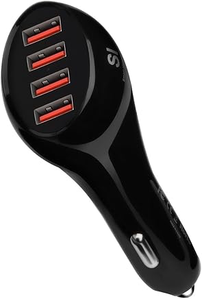 Eficiente ICH-13 5V 2.5A 4 puertos USB cargador de coche universal Pr?ctico Eficiente ICH-13 5V 2.5A 4 puertos USB cargador de coche universal Pr?ctico