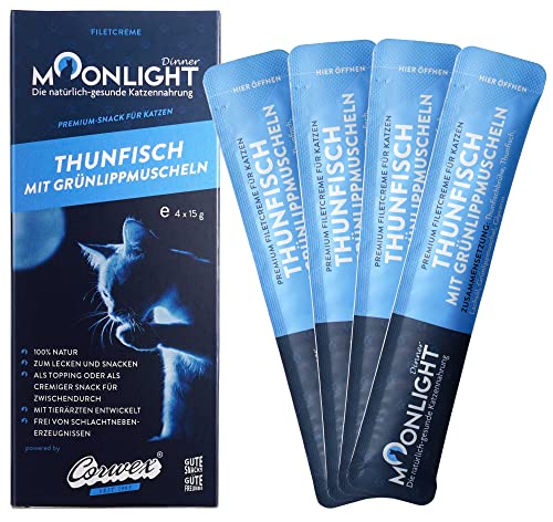 Produktbild von Moonlight Filetcreme Thunfisch mit Grünlippmuschel - 4 x 15 g