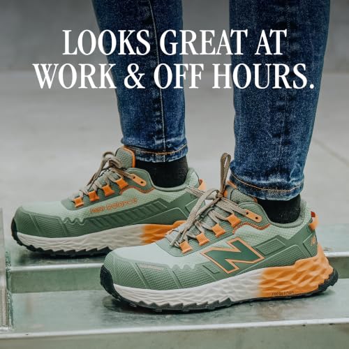 New Balance Fresh Foam Cremorne Composite Toe Safety Shoes for Women - Non Slip, Electrical Hazard - Wide, Aqua, Low Rise by New Balance - Used condition - Image 5