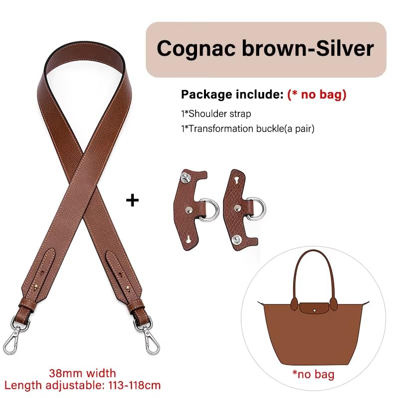 Image of Vachetta Leather Purse Strap Replacement for Longchamp Strap Kit