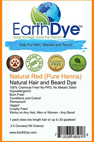 Amazon.com : Ships The Same Day! EarthDye Chemical Free Hair and Beard ...