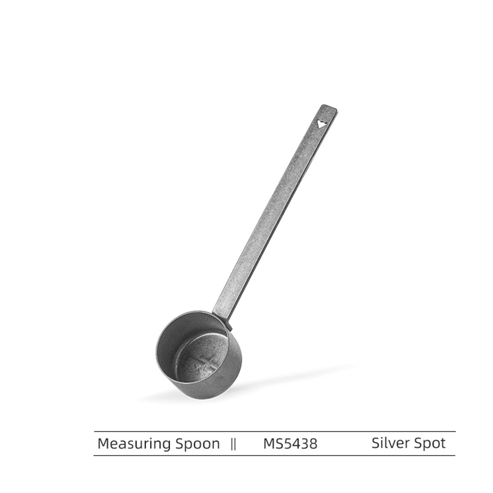 JINGYAN Cuillères à café Stainless Steel Coffee Bean Measuring Spoon Espresso Powder Spoons Delicate Scoop Chic Cafe Bar Kitchen Accessories