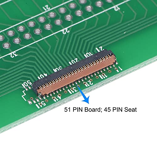 uxcell Adaptador FFC FPC 45 Pin 0.3mm Pitch PCB miniatura 4
