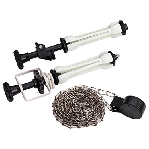 Impact Backdrop Holder for Photography Background Paper with 4-Meter Silver Metal Chain, 42 lb Load Capacity - VPD-DSMC2 Varidrive, 2 Drive Inserts Retractable Backdrop Support System