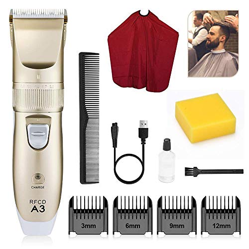 Haarschneidemaschine Set, KIPIDA Haarschneidemaschine Haarrasierer Herren, Wiederaufladbare Haartrimmer Haarrasierer Bartschneider Haartrimmer Langhaarschneider für Männer Kinder, Haustier, Familie