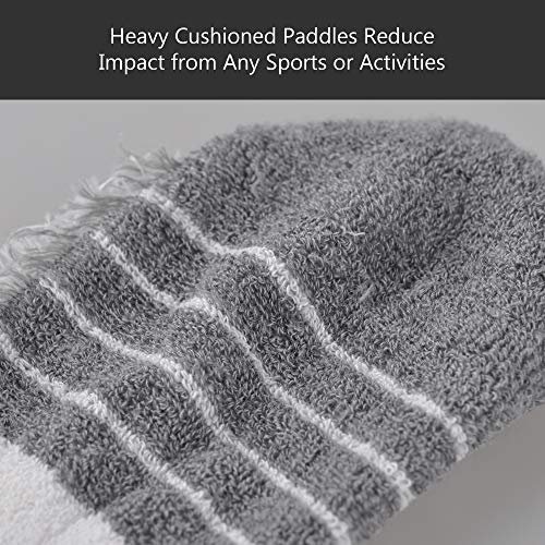 GKX Men's Cotton Moisture Wicking Cushioned Sole Preformance Training Running Athletic Workout Low Cut Socks4