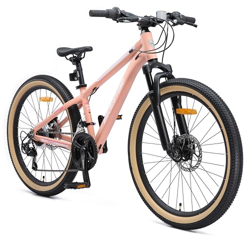 BIKESTAR Kinder Fahrrad Aluminium Mountainbike 21 Gang Shimano,...