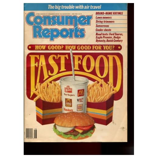 CONSUMER REPORTS JUNE 1988 /FAST FOOD /SUNSCREENS /LAWN MOWERS /CAR ROAD TESTS+