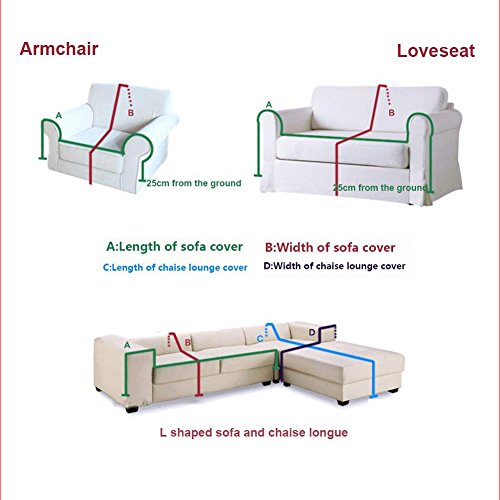 Jyphm Plush Sofa Cover Vintage Lace Suede Couch Cover Furniture Protector Shield Anti-Slip Sofa Slipcover Cover 1-Piece Oversized -Grey200X380Cm(79X150Inch) #TOP4