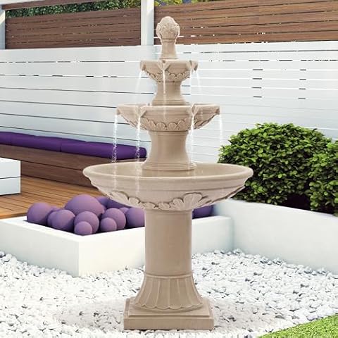 TITIMO 48" Freestanding Water Fountain Cover