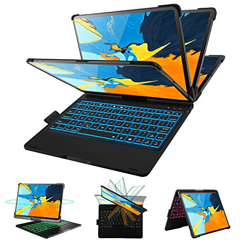 IVSO Keyboard Case for ipad pro 10.5 2018 –360 Degree Rotation, Backlit 7