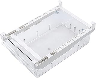 Lodówka Organizator Szuflady Przezroczyste, Schowek, Przedłużona Wisząca Lodówka Zamrażarka Zamrażarka, Kuchnia, Robocze, Szafki, Grzebień jadalni,1 grid