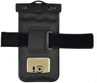 DFV mobile - Custodia Fascia da Braccio Spiaggia Protettiva Impermeabili 10M Subacquee Subacqueo Compatibile con iPhone 5 / 5S - Nero