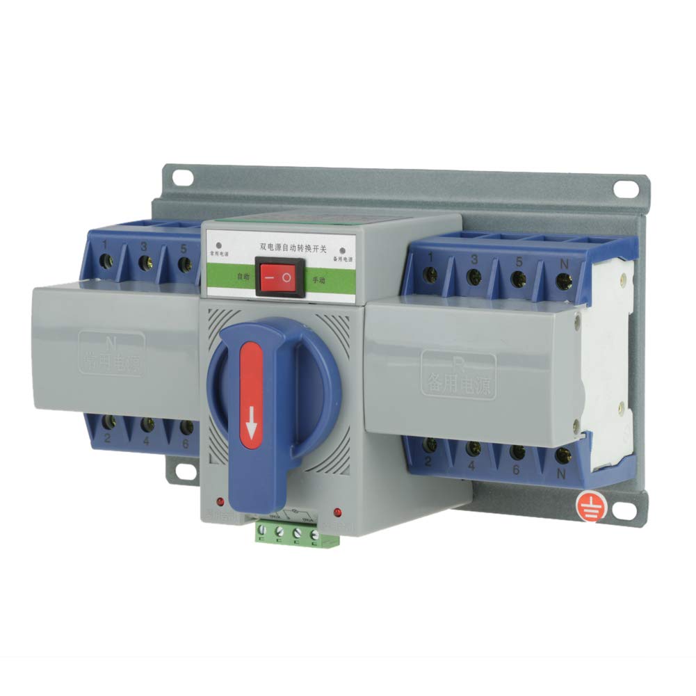 Amazon.com: Oumefar Change Over Switch,Generator Transfer Switch 63A 4 ...