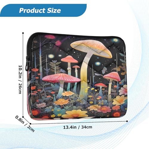 Funda para portátil de 13-14 pulgadas estilo Forest Mushroom miniatura 3