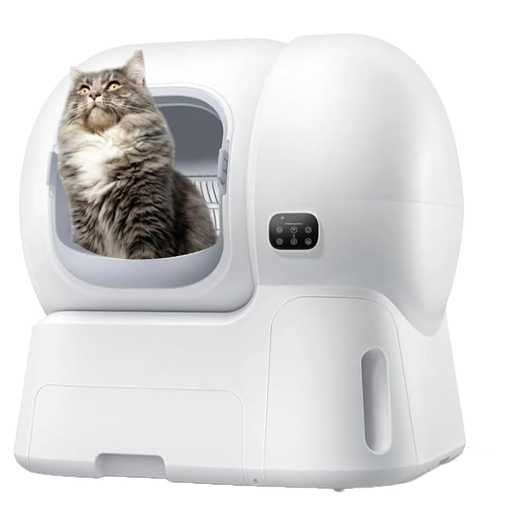 Amazon | 猫 トイレ 猫 自動トイレ 大容量 スマート機能搭載/多頭飼い