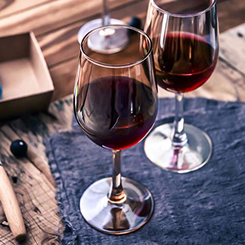 Copas de champán arco iris de vidrio colorido para vino cristal tinto colección flauta 7