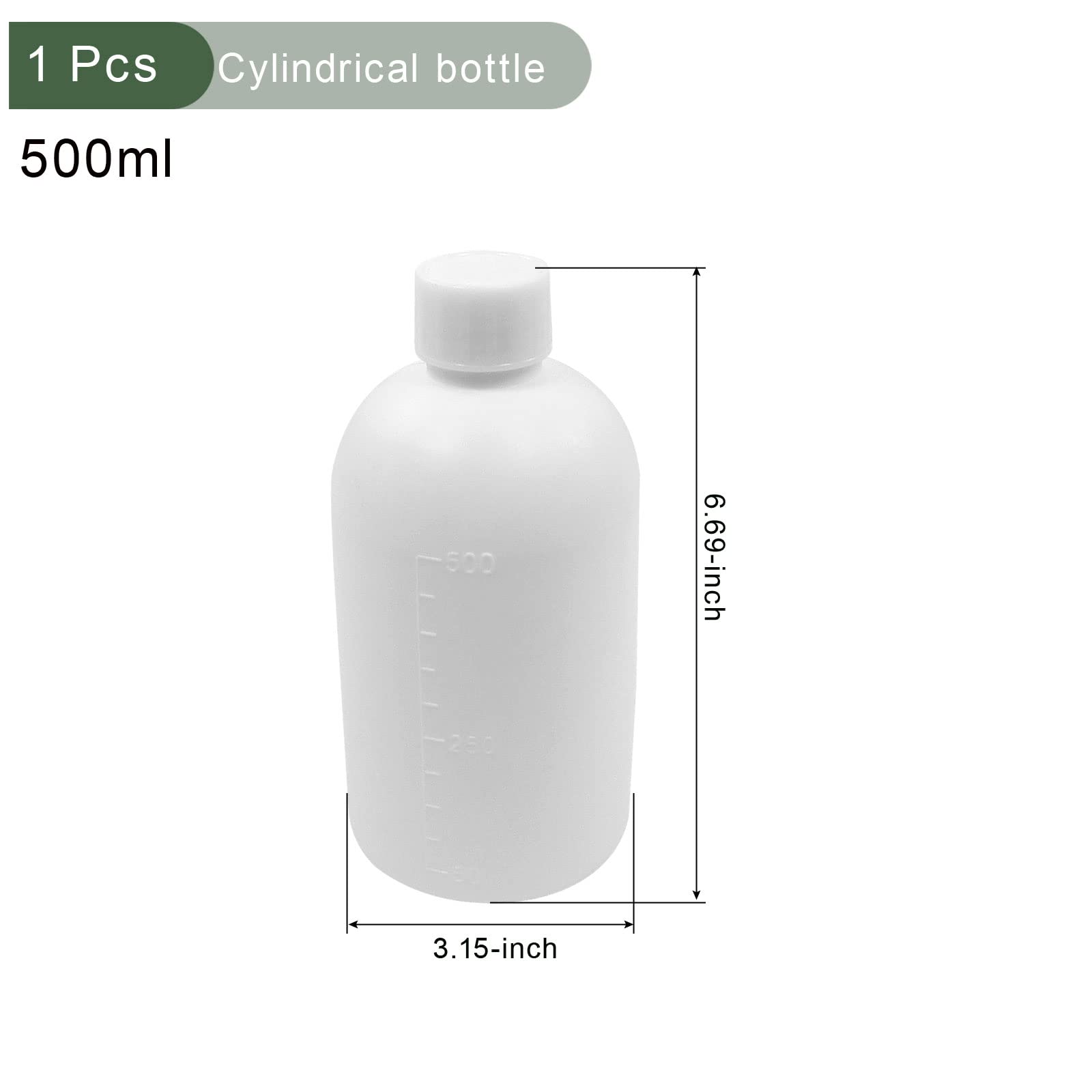 YOKIVE 5 Pcs Lab Chemical Bottle, Plastic Containers With Wide - View #12
