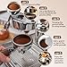 Bottomless Portafilter 51mm Compatible with CASABREWS CM5418, 5418Pro & 3700Essential - Stainless Steel 3-Ear Portafilter with Puck Screen & Filter Basket