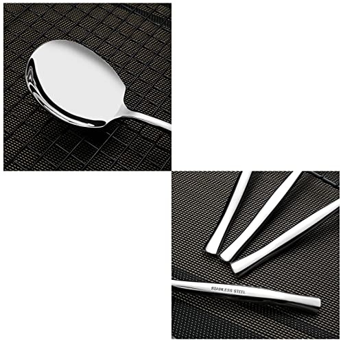 Tyminin 01 8 Pieces Stainless Steel Buffet Serving Spoon thumb #2
