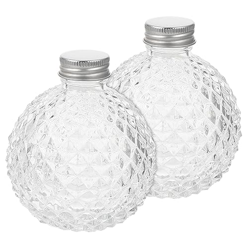 Ciieeo Bottles Alternative 8oz Fruit Wine Jars Small Bottles Lids Included Sturdy Polished Wine Storage