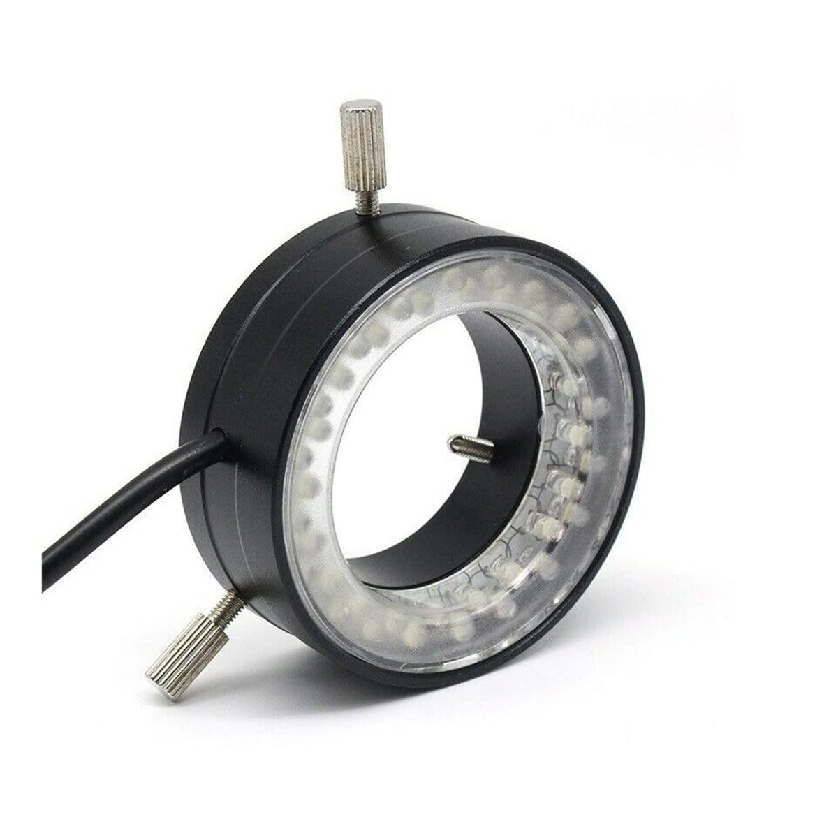 Microscope LED Microscope Top Illumination 3.5W Ring Light Source 40 LED Beads Inner Diameter 35 mm Metal Head Lighting Adjustable