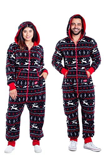 Tipsy Elves Black and Red Fair Isle…