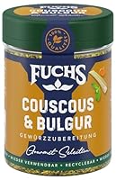 Fuchs Gewürze Gourmet Selection Naher Osten/Afrika – Couscous und Bulgur Gewürzmischung,nachfüllbarer Gewürz Mix,zum Würzen von - Bulgurgerichten,vegan,55 g