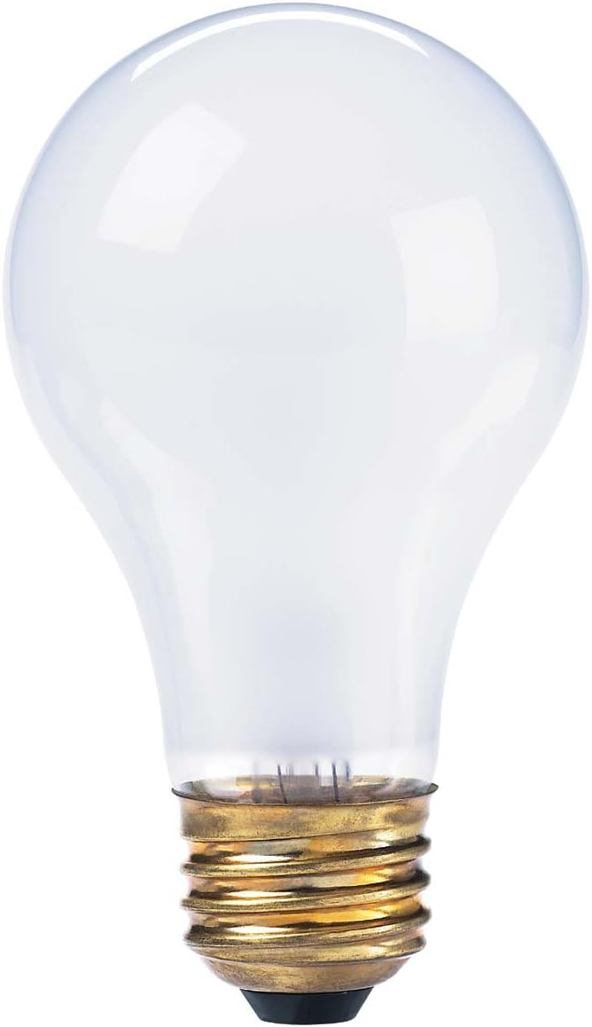 Globe Electric 93954 100W A19 Incandescent Light Bulb, 6Pack, E26 Base
