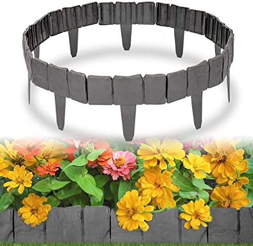 Zaun 4 tlg. Rasenkanten Beeteinfassung Woolux garden Beetumrandung