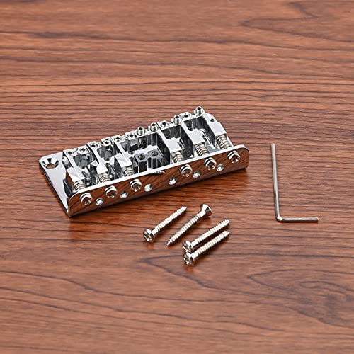 Yisawroy Chevalet de chevalet fixe en métal pour guitare électrique à 6 cordes – Durable – Chevalet de guitare à 6… - Les Beatles, Paul McCartney, John Lennon, RIngo Starr, George Harrison Yisawroy Chevalet de chevalet fixe en métal pour guitare électrique à 6 cordes - Durable - Chevalet de guitare à 6… – Image 6