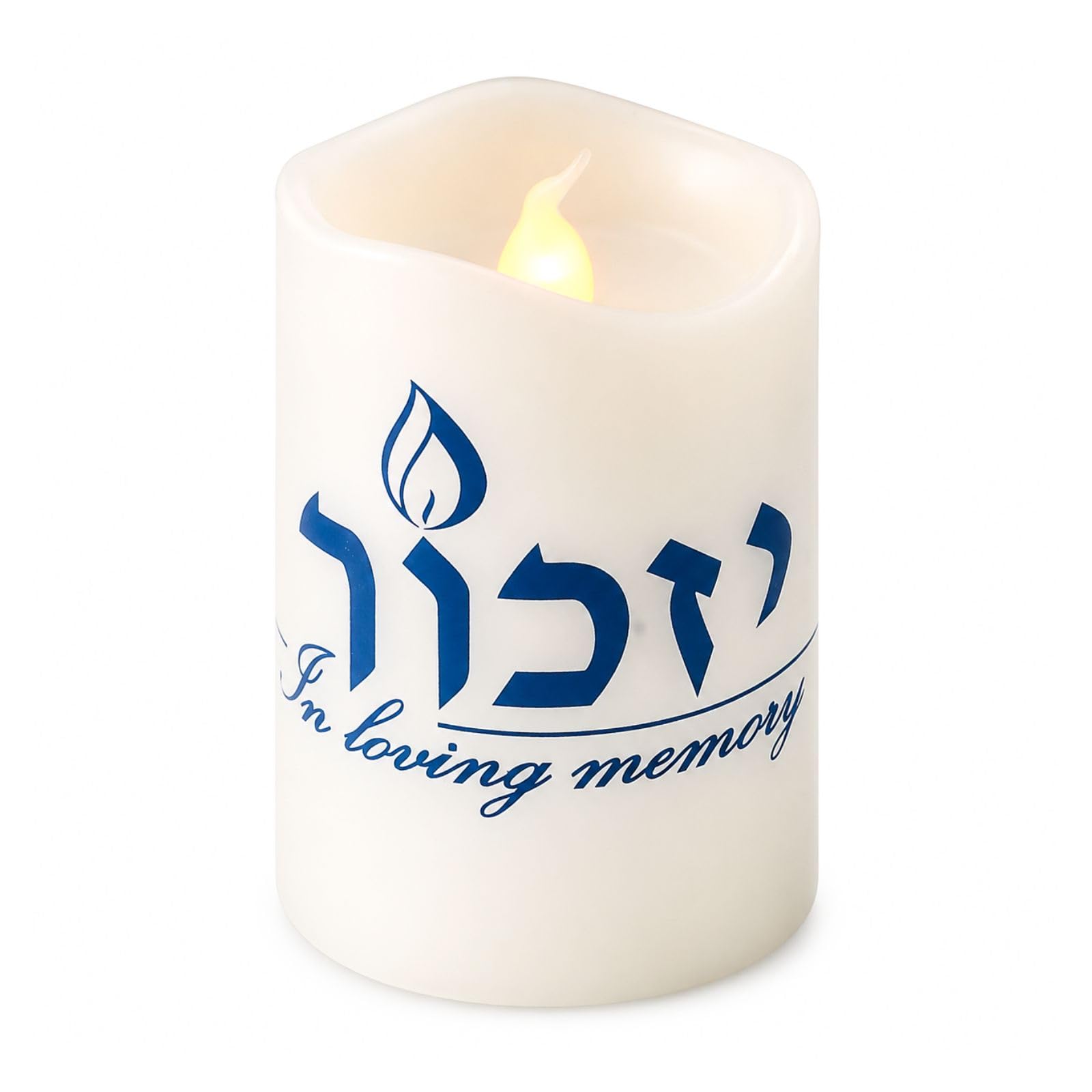 Rite Lite Cyw-1 2,5 cala w kolorze bezpłomieniowym LED Yizkor Memorial Candle - Zestaw 6 szt